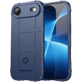 Mobigear Rugged Shield Coque iPhone Air Coque arrière en TPU Souple Anti-Chocs - Bleu