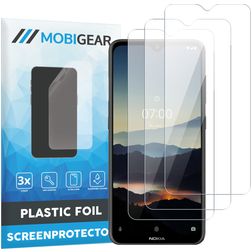 Mobigear Nokia 7.2 Protection d'écran Film - Compatible Coque (Lot de 3)