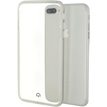 Mobilize Gelly Plus Coque Transparente iPhone 8 Plus Coque arrière en TPU Souple - Transparent