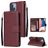 Mobigear Wallet Housse iPhone 14 Plus Etui Porte-Monnaie - Rouge