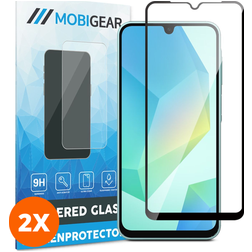 Mobigear Premium Samsung Galaxy A17 Verre trempé Protection d'écran - Compatible Coque - Noir (Lot de 2)