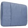 Mobigear Denim Zipper Pochette Ordinateur portable (max 21 cm x 30 cm) Housse ordinateur - Bleu Marin