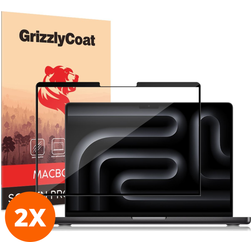GrizzlyCoat Premium MacBook Pro 16 Pouces (2021-2026) Protection d'écran Film - Compatible Coque (Lot de 2)