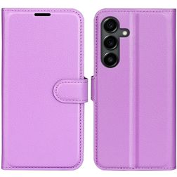 Mobigear Classic Housse Samsung Galaxy S25 FE Etui Porte-Monnaie - Violet