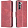 Mobigear Excellent Housse Motorola Moto G200 5G Etui Porte-Monnaie - Rouge