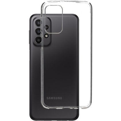 Mobiparts Classic Coque Transparente Samsung Galaxy A23 Coque arrière en TPU Souple - Transparent