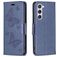 Mobigear Butterfly Housse Samsung Galaxy S23 Etui Porte-Monnaie - Bleu