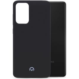 Mobilize Rubber Gelly Coque Samsung Galaxy A72 Coque arrière en TPU Souple - Matt Black