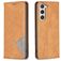 Mobigear Rhombus Slim Housse Samsung Galaxy S25 Etui - Cognac