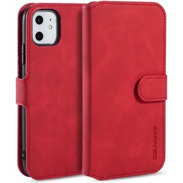 Mobigear Retro Housse iPhone 11 Etui Porte-Monnaie - Rouge