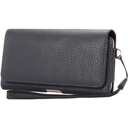 Mobigear Deluxe Belt Etui de ceinture (max 16 cm x 8,3 cm) - Pochette de ceinture - Holster - Noir