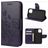Mobigear Flowers Housse iPhone 12 Mini Etui Porte-Monnaie - Violet