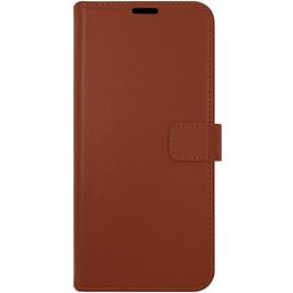 Valenta Gel Skin Housse Samsung Galaxy A14 Etui en Cuir Véritable Porte-Monnaie - Marron