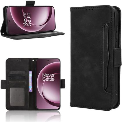 Mobigear Slide Wallet Housse OnePlus 15 Etui Porte-Monnaie - Noir