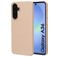 Mobiparts Slim Line Coque Samsung Galaxy A36 MagSafe Coque arrière Rigide - Dune Sand
