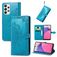 Mobigear Mandala Housse Samsung Galaxy A33 Etui Porte-Monnaie - Bleu