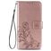 Mobigear Clover Housse Samsung Galaxy A21s Etui Porte-Monnaie - Rose doré