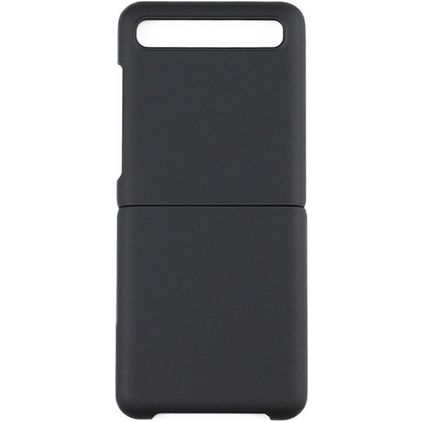 Mobigear Rubber Touch Coque Samsung Galaxy Z Flip Coque arrière en Silicone - Noir