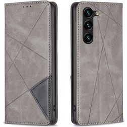 Mobigear Rhombus Slim Housse Samsung Galaxy S24 Plus Etui - Gris