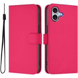 Mobigear Urban Wallet iPhone 16 Plus Étui Portefeuille - Magenta