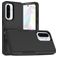 Mobigear Heavy Armor Coque Samsung Galaxy A56 Coque arrière Rigide Anti-Chocs - Noir