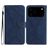 Mobigear Stitch Housse iPhone 17 Pro Etui Porte-Monnaie - Bleu