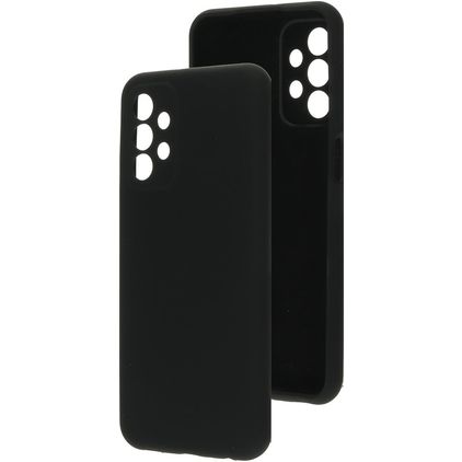 Mobiparts Coque Samsung Galaxy A23 Coque arrière en Silicone - Noir