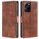 Mobigear Croco Housse POCO X5 Pro Etui Porte-Monnaie - Cognac