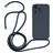 Mobigear Lanyard iPhone 15 Pro Coque avec cordon en Silicone - Dark Blue