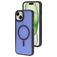 Mobiparts Hardcover Coque iPhone 15 Plus MagSafe Coque arrière Rigide - Satin Purple