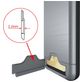 Mobigear Card Coque Samsung Galaxy S9 Plus Coque arrière Rigide Anti-Chocs avec Porte-Cartes - Gris