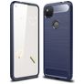Mobigear Brushed Slim Coque Google Pixel 4a Coque arrière en TPU Souple - Bleu