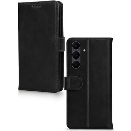 Mobilize Premium Gelly Housse Samsung Galaxy S25 FE Etui Porte-Monnaie - Noir