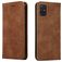 Mobigear Retro Slim Housse Samsung Galaxy A71 Etui Porte-Monnaie - Marron