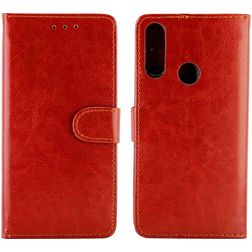Mobigear Wallet Housse OPPO A31 Etui Porte-Monnaie - Marron