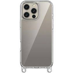 Mobigear Bungy iPhone 16 Pro Max Plastique rigide Coque arrière - Argent