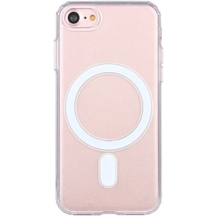 Mobigear Crystal Coque Transparente iPhone 8 MagSafe Coque arrière Rigide - Transparent