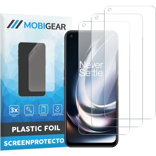 Mobigear OnePlus Nord CE 2 Lite 5G Protection d'écran Film - Compatible coque (Lot de 3)