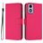 Mobigear Urban Wallet Housse Motorola Moto G04 Etui Porte-Monnaie - Rose Red