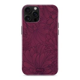 MIO Coque iPhone 16 Pro Max MagSafe Coque arrière Rigide - Berry Blooms