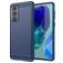 Mobigear Brushed Slim Coque Samsung Galaxy M55 Coque arrière en TPU Souple - Bleu