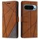Mobigear Rhombus Google Pixel 9 Pro Étui Portefeuille - Marron