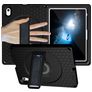 Mobigear Ruggedized Coque iPad 11 (2025) Coque arrière en EVA + Support Amovible - Noir