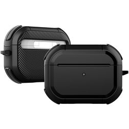 Mobigear Slim Armor Coque rigide antichoc pour Apple AirPods Pro 2 - Noir