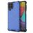 Mobigear Honeycomb Coque Samsung Galaxy M53 Coque arrière Rigide Anti-Chocs - Bleu