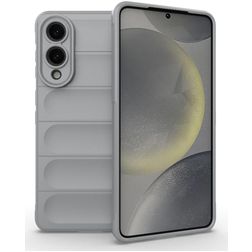 Mobigear Bumpy Samsung Galaxy S25 Edge TPU souple Coque arrière - Gris