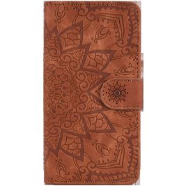 Mobigear Mandala Housse Xiaomi Mi A3 Etui Porte-Monnaie - Marron