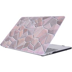 Mobigear Stone MacBook Pro 15 pouces (2016-2019) Coque rigide pour MacBook - Model 2 - Modèle A1707 / A1990