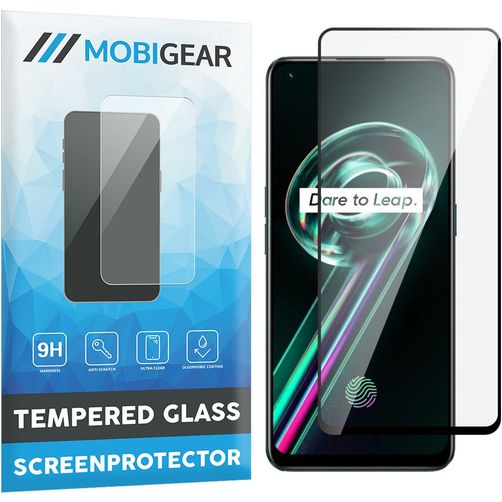 Mobigear Premium Realme 9 Pro Plus Verre trempé Protection d'écran - Compatible Coque - Noir