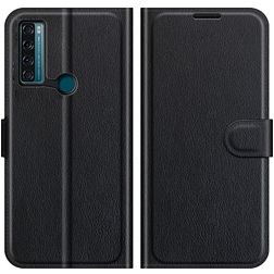 Mobigear Classic Housse TCL 20 SE Etui Porte-Monnaie - Noir